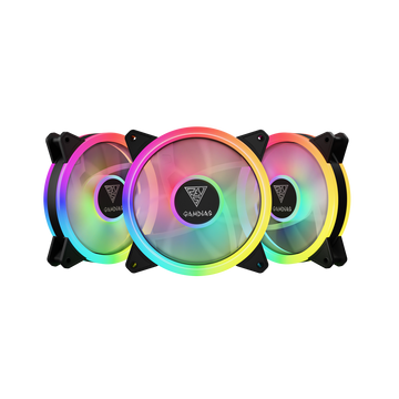 GAMDIAS AEOLUS M2-1203 LITE 3-pack Cooling RGB Fan