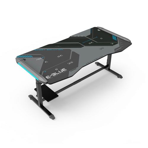 Eblue Glacier XXL Ice Blue Glowing Light Gaming Table | EGT576BKAA-IA *DISPLAY UNIT*