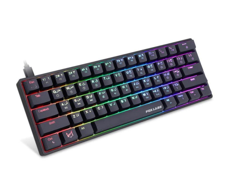 Foxlabs Mirage Black SK61 Blue Switch
