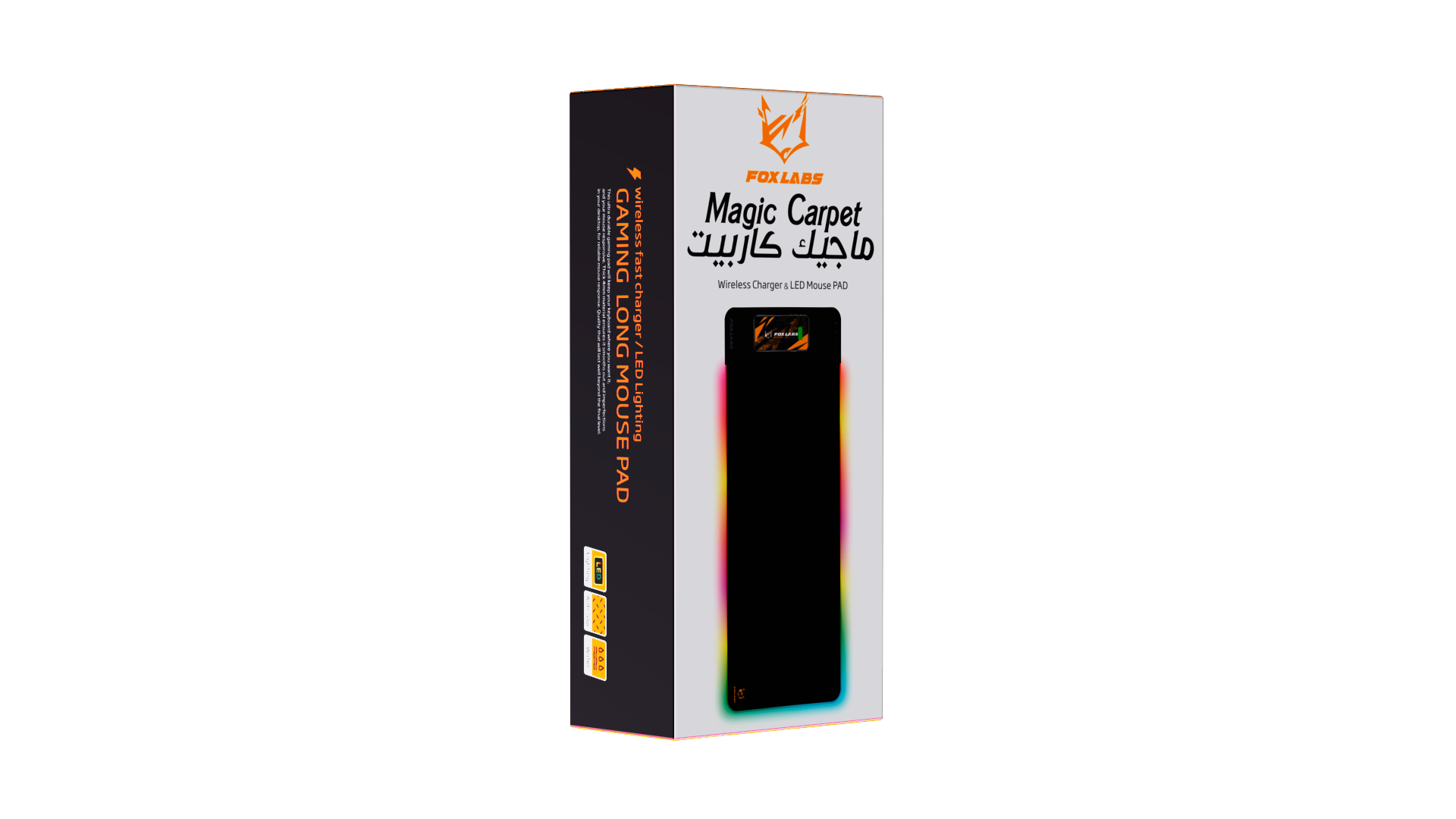 Magic Carpet Wireless Charging RGB Gaming mouse pad