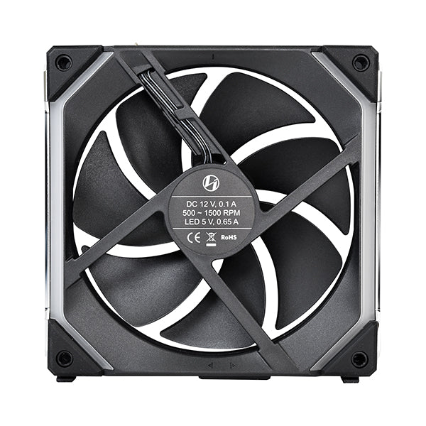 LIAN LI UNI Fan SL 140 Twin Pack Black- with controller - Dragon Master For Electronics