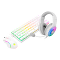 Redragon 3in1 combo: K630W-RGB + M607W+ H350W-RGB-1 white edition S129W - Dragon Master For Electronics