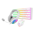 Redragon 3in1 combo: K630W-RGB + M607W+ H350W-RGB-1 white edition S129W - Dragon Master For Electronics