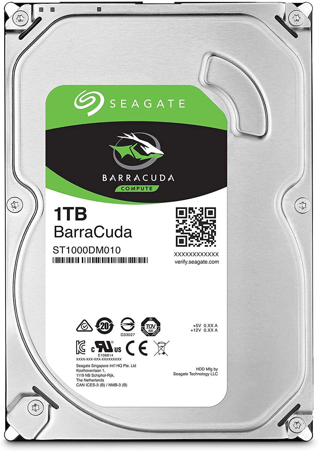 Seagate BarraCuda 1TB HDD - Dragon Master For Electronics