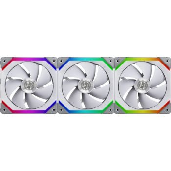 Lian-Li UNI SL120, Triple White ARGB PWM 120mm Fans - Dragon Master For Electronics