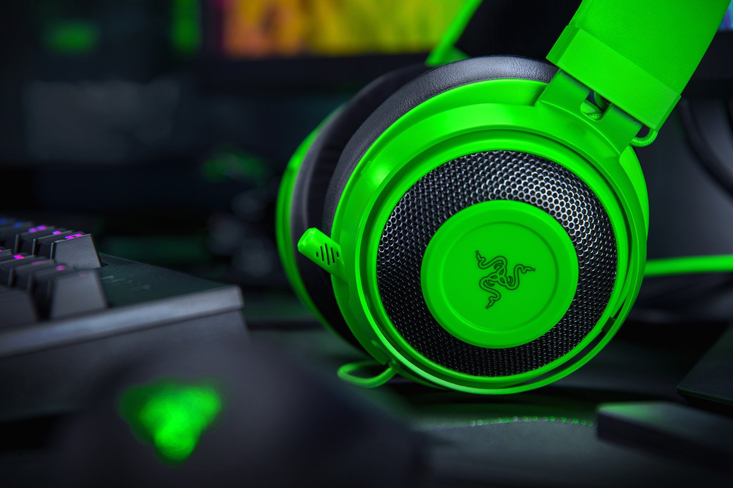 Razer Kraken - Green Multi-Platform Wired Gaming Headset | RZ04-02830200-R3M1 - Dragon Master For Electronics