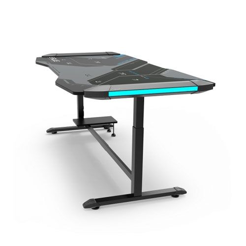 Eblue Glacier XXL Ice Blue Glowing Light Gaming Table | EGT576BKAA-IA *DISPLAY UNIT*