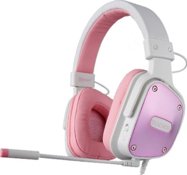 SADES Gaming Headset D-Power SA-722 PINK