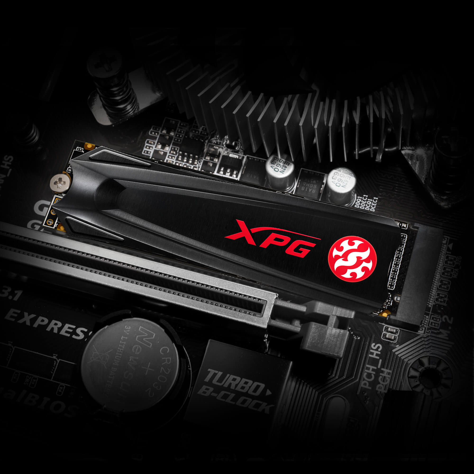 XPG GAMMIX S5 512GB PCIe Gen3x4 M.2 2280 SSD - Dragon Master For Electronics