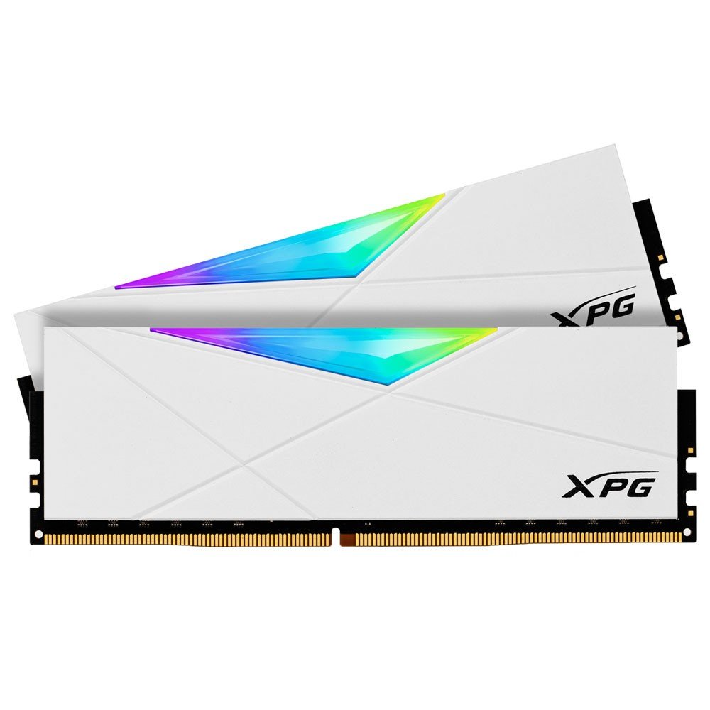 XPG SPECTRIX D50 16GB (8GBX2) DDR4 3600MHZ RGB White - Dragon Master For Electronics