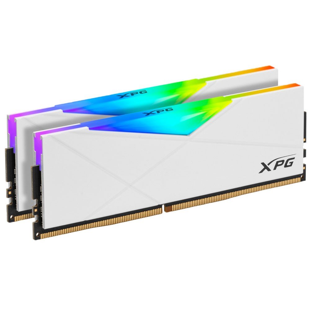XPG SPECTRIX D50 16GB (8GBX2) DDR4 3600MHZ RGB White - Dragon Master For Electronics