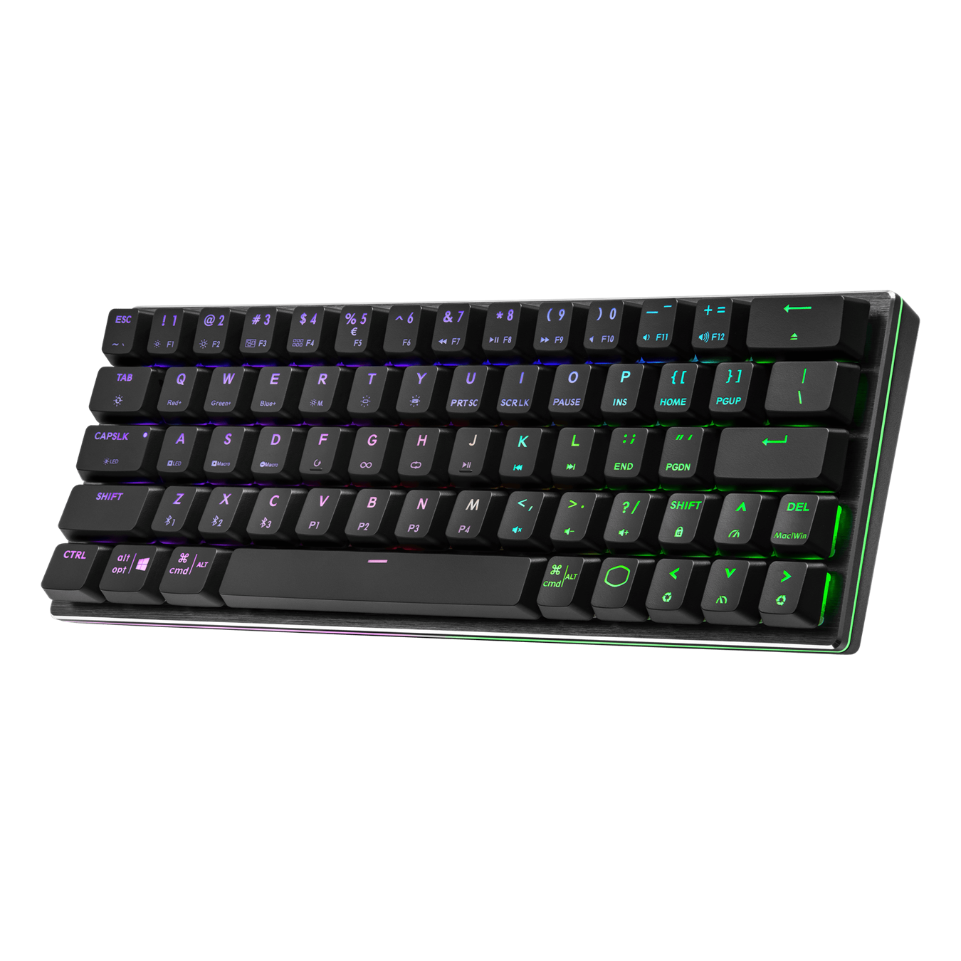 Cooler Master SK622 Wireless 60% Mechanical Keyboard with Low Profile Blue Switches Wired