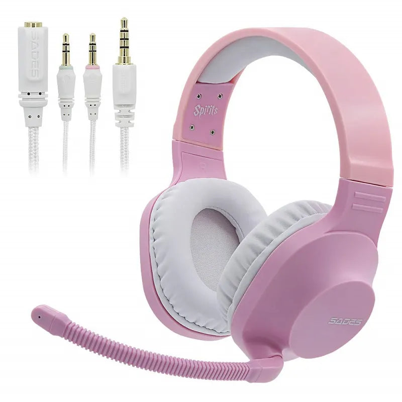 SADES Gaming Headset-Spirits (SA-721) -PINK