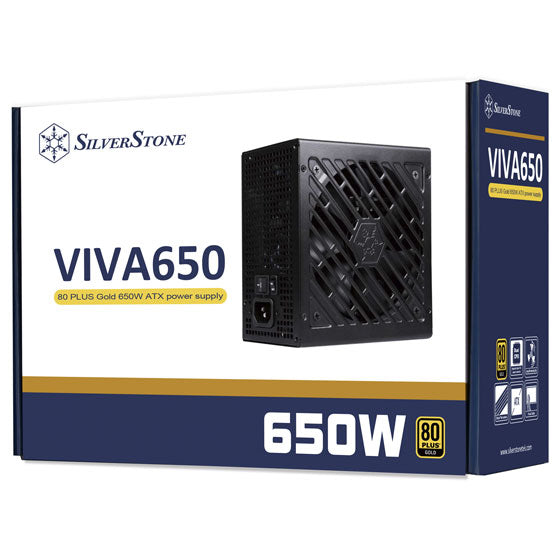 SilverStone VIVA 80 PLUS Gold 650W ATX power supply