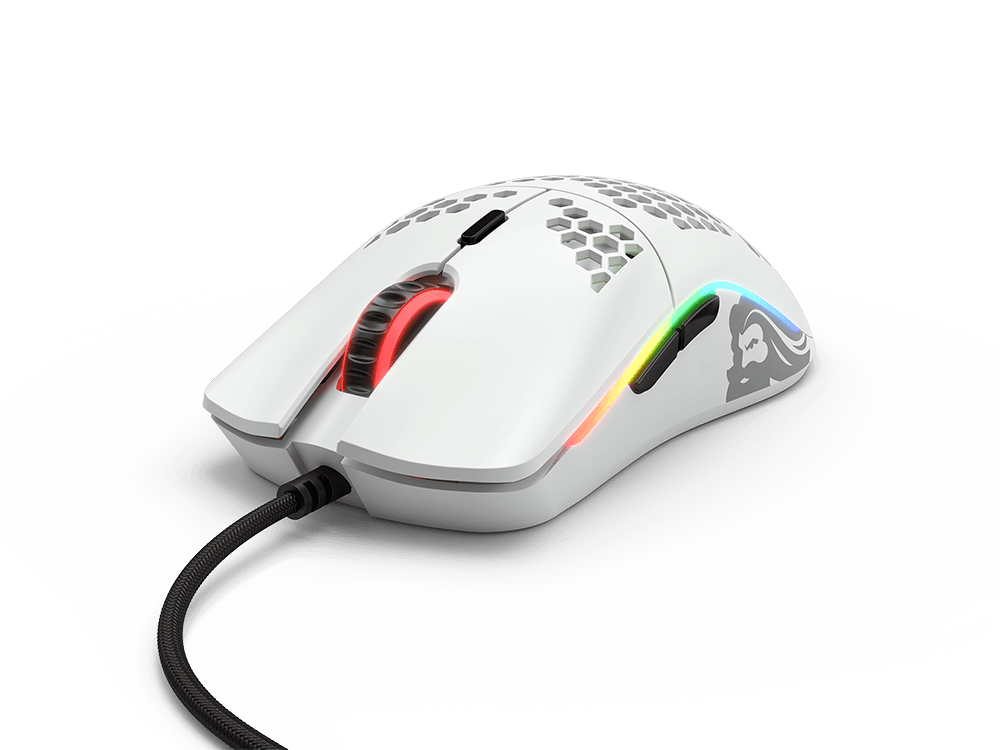 Glorious Gaming Mouse Model D Minus 61g - Matte White - Dragon Master For Electronics