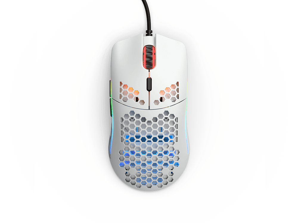 Glorious Gaming Mouse Model D Minus 61g - Matte White - Dragon Master For Electronics