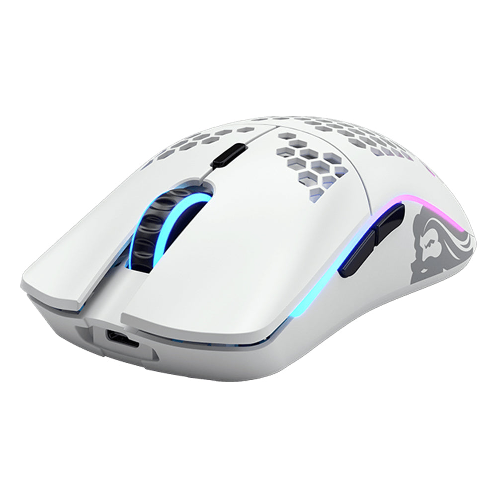 Glorious Gaming Mouse Model O Wireless - Matte White - GLO-MS-OW-MW - Dragon Master For Electronics