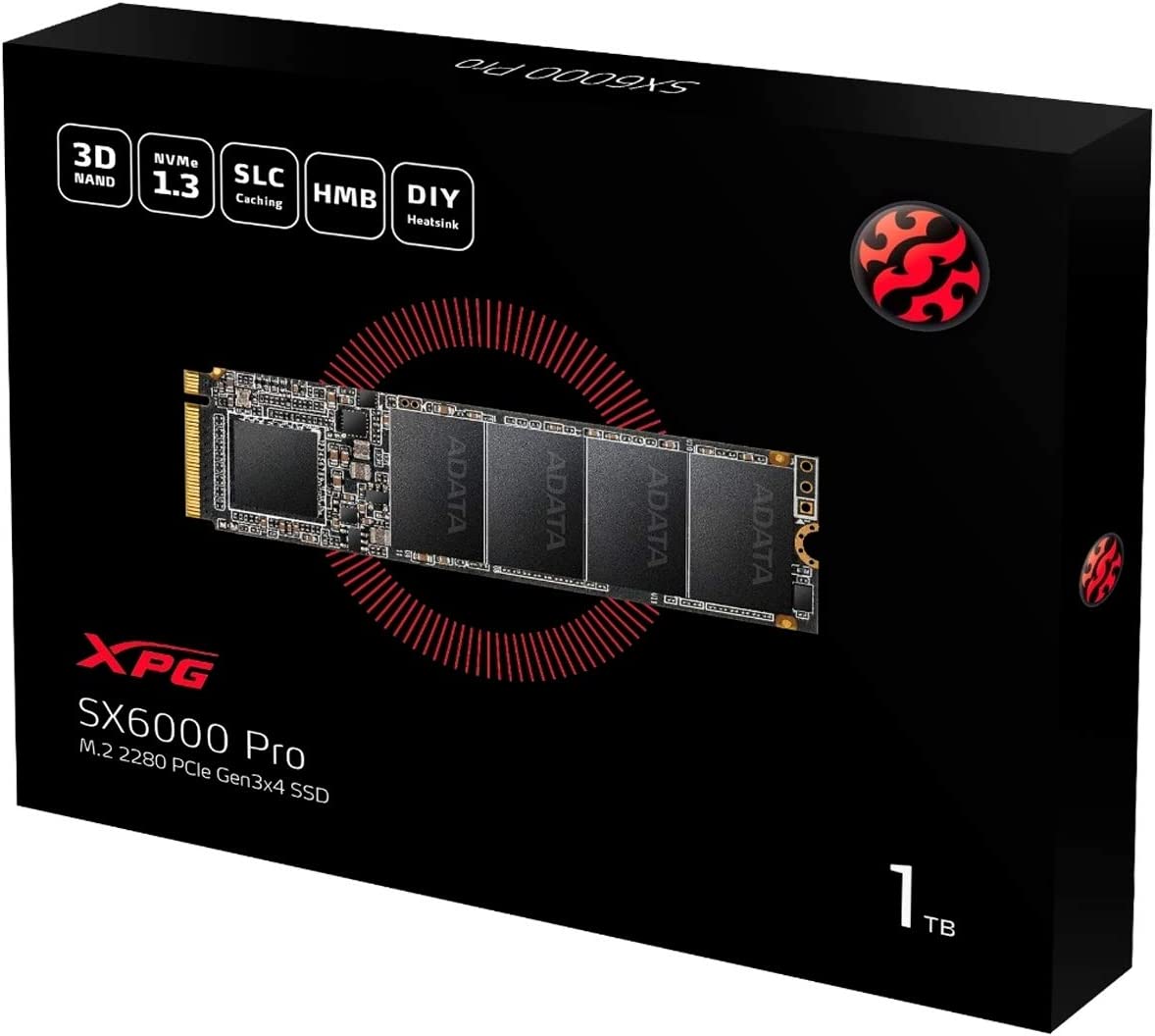 XPG SX6000 Pro 1tb PCIe Gen3x4 M.2 2280 SSD